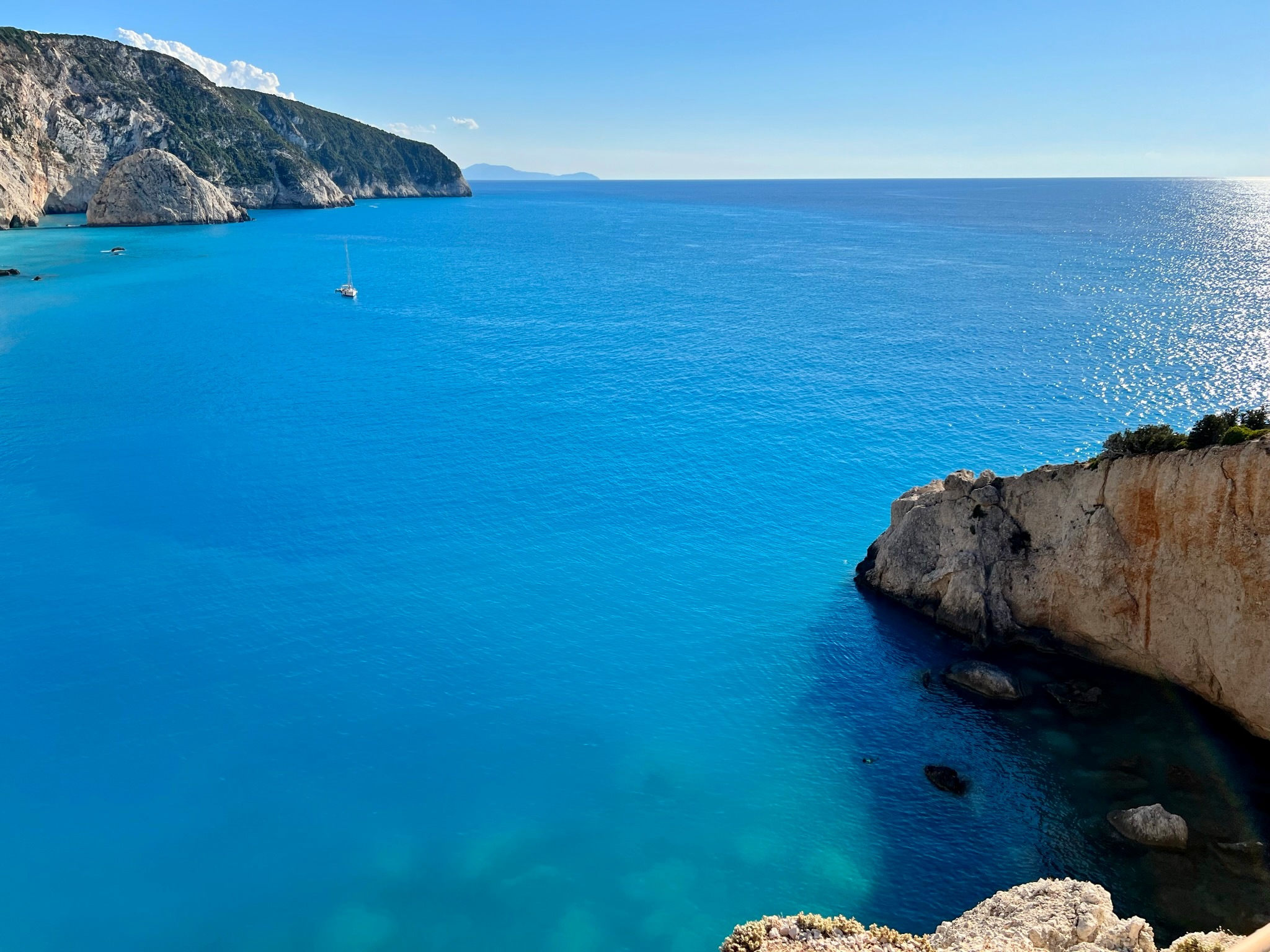 Lefkada błękitne morze Lefkada błękitne morze